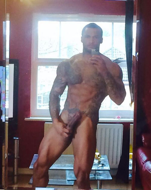 David McIntosh naked with his cock out